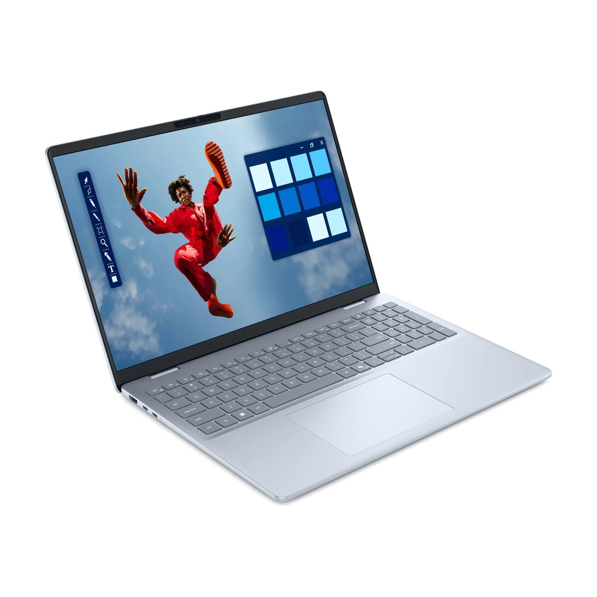 Dell 16 Plus DB16250 — side ports